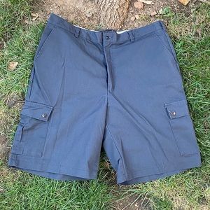 Aramark Cargo Shorts 40 Gray Workwear